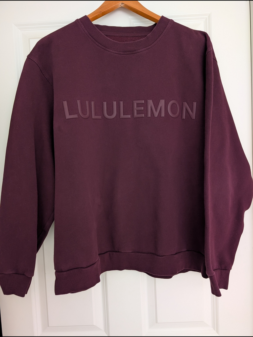 lululemon athletica Men's Steady State Sweatshirt Burgundy, M
